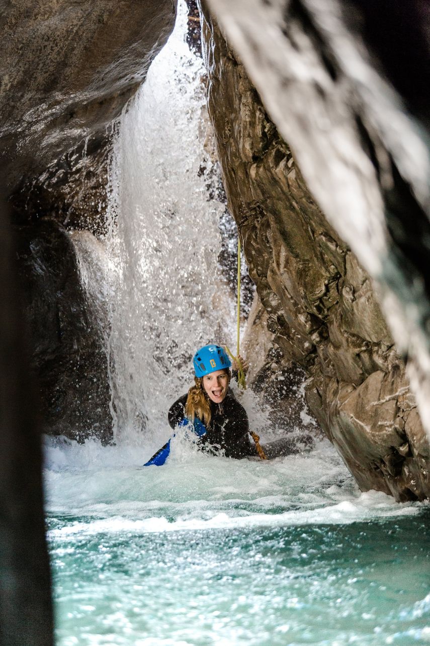 Canyoning-Tour im Base Camp Lofer – Outdoor-Wildwasser-Abenteuer mit Wasserfall, Action und Naturerlebnis